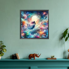 Load image into Gallery viewer, Diamond Painting - Full Round - Mermaid by the Moon (30*30CM)

