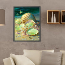 Load image into Gallery viewer, Diamond Painting - Full Round - Fantasy green shell (30*40CM)
