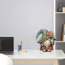 Load image into Gallery viewer, Special Shape Cute Gnome Table Top Diamond Painting Ornament Kits (Colored Egg)
