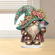 Load image into Gallery viewer, Special Shape Cute Gnome Table Top Diamond Painting Ornament Kits (Colored Egg)
