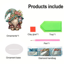 Load image into Gallery viewer, Special Shape Cute Gnome Table Top Diamond Painting Ornament Kits (Colored Egg)

