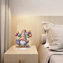 Load image into Gallery viewer, Special Shape Cute Gnome 5D DIY Table Top Diamond Painting Ornament Kits (Cake)
