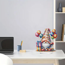 Load image into Gallery viewer, Special Shape Cute Gnome 5D DIY Table Top Diamond Painting Ornament Kits (Cake)
