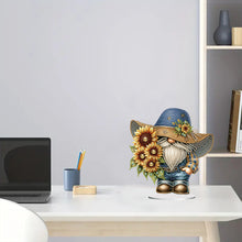 Load image into Gallery viewer, Special Shape Cute Gnome Table Top Diamond Painting Ornament Kit (Big Sunflower)
