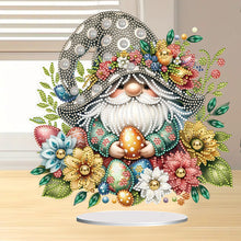 Load image into Gallery viewer, Special Shape Cute Gnome Table Top Diamond Painting Ornament Kits (Gold Egg)
