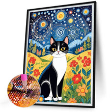 Load image into Gallery viewer, Diamond Painting - Full Round - Fairy tale style cat (30*40CM)
