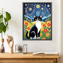Load image into Gallery viewer, Diamond Painting - Full Round - Fairy tale style cat (30*40CM)

