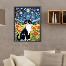 Load image into Gallery viewer, Diamond Painting - Full Round - Fairy tale style cat (30*40CM)

