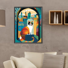 Load image into Gallery viewer, Diamond Painting - Full Round - cats in mural town (30*40CM)

