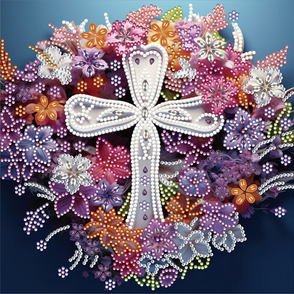 Diamond Painting - Partial Special Shaped - cross paper painting (30*30CM)