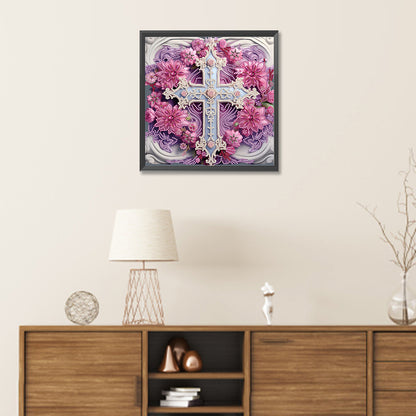 Diamond Painting - Partial Special Shaped - cross paper painting (30*30CM)