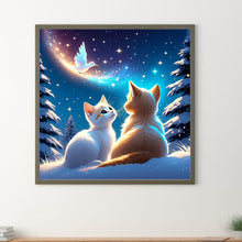 Load image into Gallery viewer, Diamond Painting - Full Round - kitten (30*30CM)
