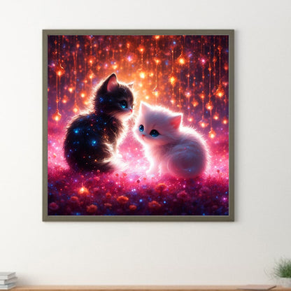 Diamond Painting - Full Round - kitten (30*30CM)