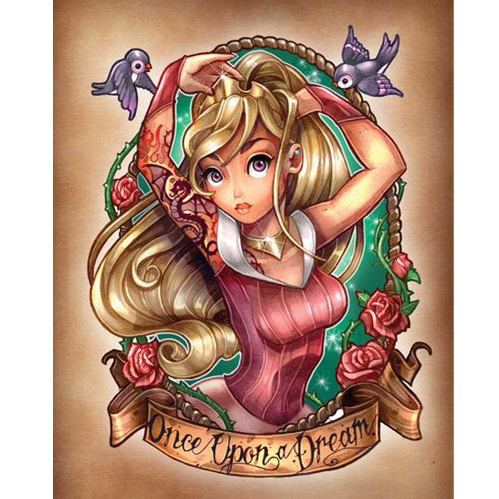 Diamond Painting - Full Round - sleeping Beauty (40*50CM)