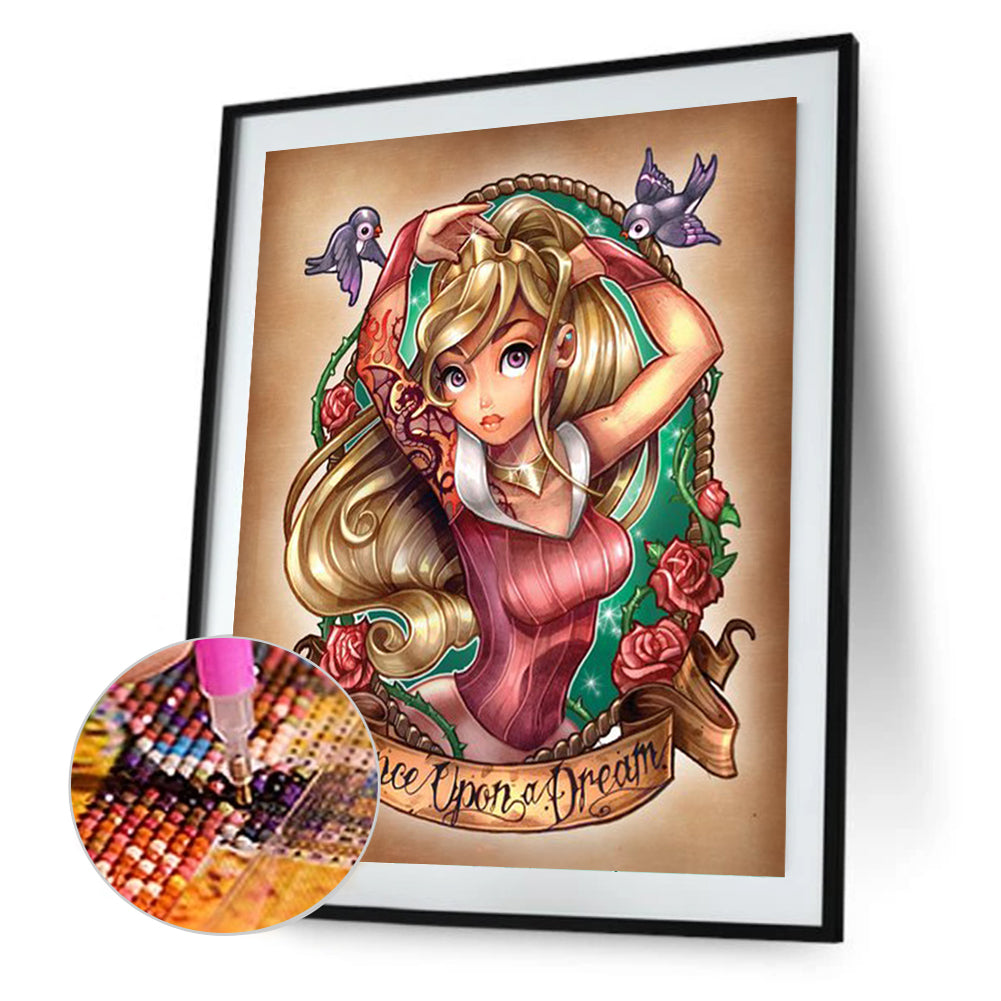 Diamond Painting - Full Round - sleeping Beauty (40*50CM)