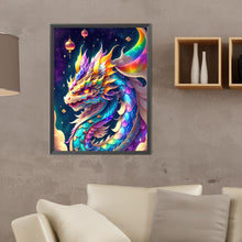 Load image into Gallery viewer, Diamond Painting - Full Round - Starry Sky Colorful Dragon (30*40CM)

