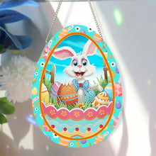 Load image into Gallery viewer, Special Shaped Cute Rabbit Diamond Painting Suncatcher Cute with Light (White)
