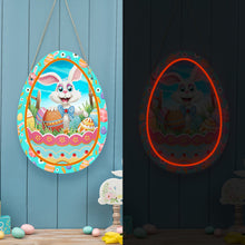 Load image into Gallery viewer, Special Shaped Cute Rabbit Diamond Painting Suncatcher Cute with Light (White)
