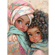 Load image into Gallery viewer, Diamond Painting - Full Round - black sisters (30*40CM)
