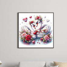 Load image into Gallery viewer, Diamond Painting - Full Round - Two swans (30*30CM)
