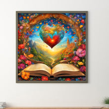 Load image into Gallery viewer, Diamond Painting - Full Round - Love and books (30*30CM)

