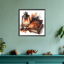 Load image into Gallery viewer, Diamond Painting - Full Round - god bless you bible (30*30CM)
