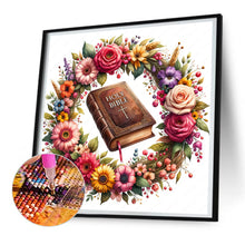 Load image into Gallery viewer, Diamond Painting - Full Round - god bless you bible (30*30CM)
