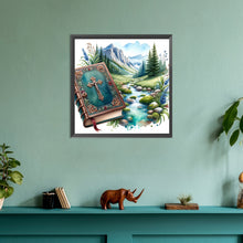 Load image into Gallery viewer, Diamond Painting - Full Round - god bless you bible (30*30CM)
