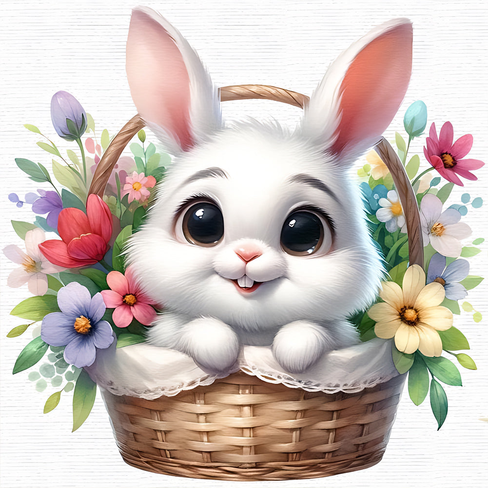 Diamond Painting - Full Round - easter bunny (30*30CM)