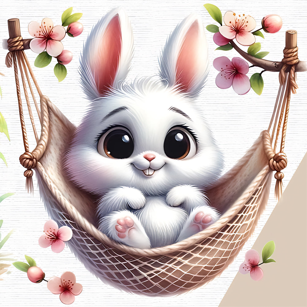 Diamond Painting - Full Round - easter bunny (30*30CM)