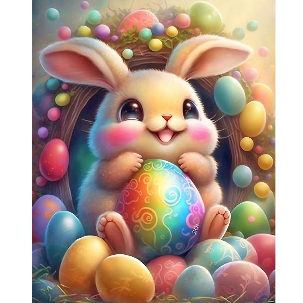 Diamond Painting - Full Round - easter bunny (40*50CM)