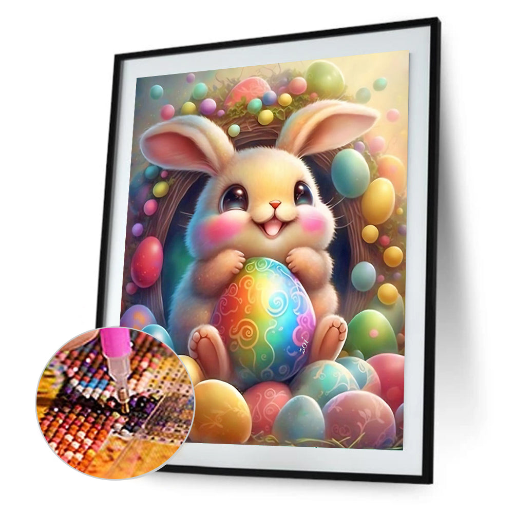 Diamond Painting - Full Round - easter bunny (40*50CM)