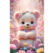 Load image into Gallery viewer, Diamond Painting - Full Round - Flower bear (40*60CM)
