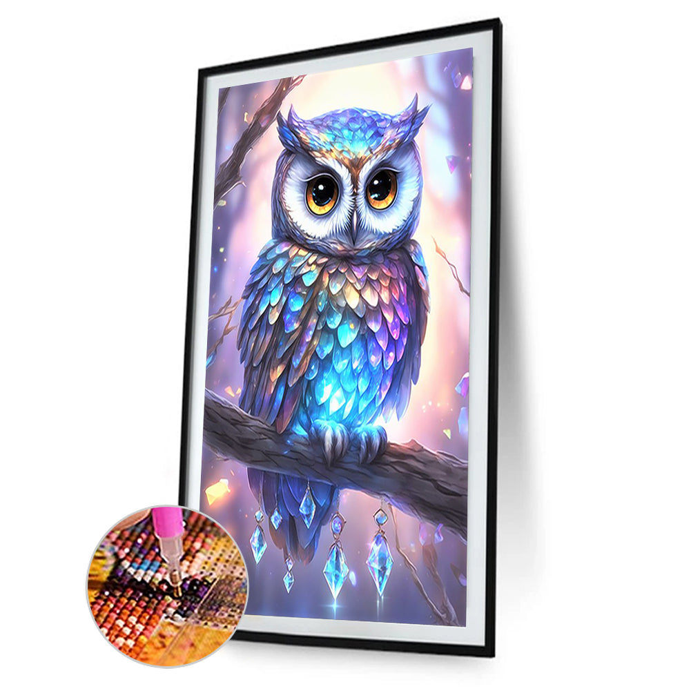 Diamond Painting - Full Round - Fantasy Owl (40*60CM)