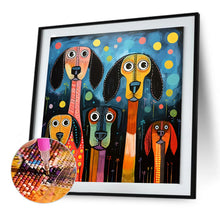 Load image into Gallery viewer, Diamond Painting - Full Round - color puppy (30*30CM)
