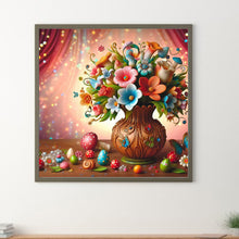 Load image into Gallery viewer, Diamond Painting - Full Round - Colorful flowers in vase (30*30CM)
