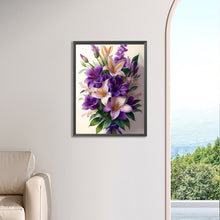 Load image into Gallery viewer, Diamond Painting - Full Square - purple lily (30*40CM)
