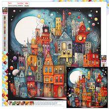Load image into Gallery viewer, Diamond Painting - Full Square - Color cartoon houses (45*45CM)
