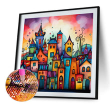 Load image into Gallery viewer, Diamond Painting - Full Square - Color cartoon houses (45*45CM)
