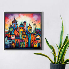 Load image into Gallery viewer, Diamond Painting - Full Square - Color cartoon houses (45*45CM)

