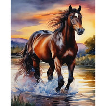Load image into Gallery viewer, Diamond Painting - Full Square - horse (40*50CM)
