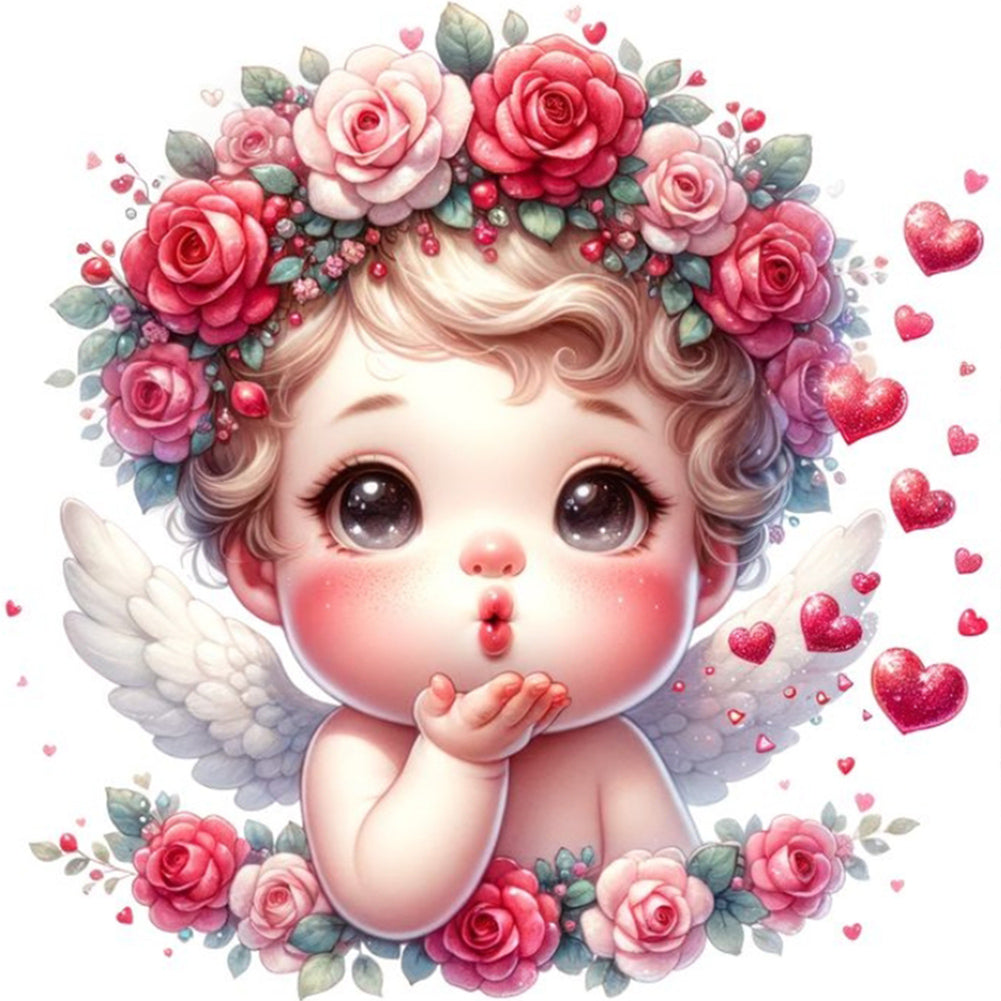 Diamond Painting - Full Round - angel baby (30*30CM)