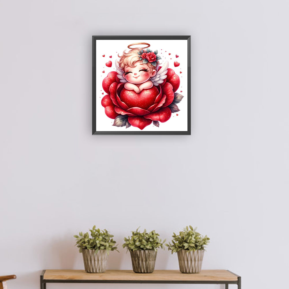Diamond Painting - Full Round - angel baby (30*30CM)