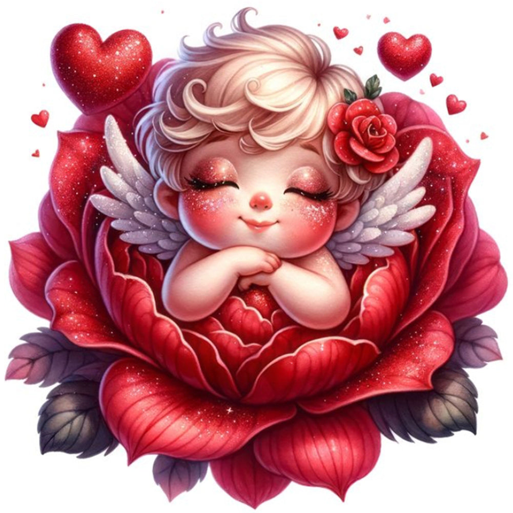 Diamond Painting - Full Round - angel baby (30*30CM)
