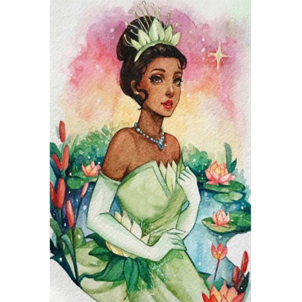 Diamond Painting - Full Round - watercolor princess (40*60CM)