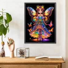 Load image into Gallery viewer, Diamond Painting - Full Round - little butterfly fairy (30*40CM)
