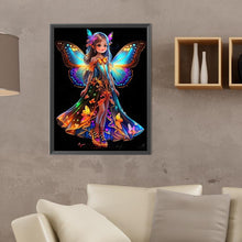 Load image into Gallery viewer, Diamond Painting - Full Round - little butterfly fairy (30*40CM)
