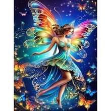 Load image into Gallery viewer, Diamond Painting - Full Round - butterfly fairy (30*40CM)
