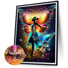 Load image into Gallery viewer, Diamond Painting - Full Round - butterfly fairy (30*40CM)
