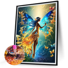 Load image into Gallery viewer, Diamond Painting - Full Round - butterfly fairy (30*40CM)

